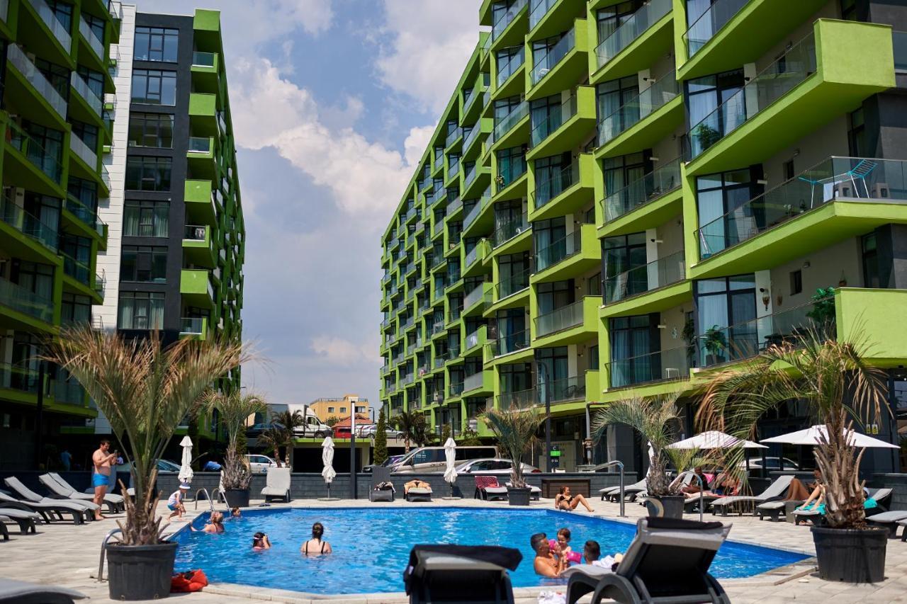 Rebeq Aparthotel Alezzi Beach Năvodari Extérieur photo